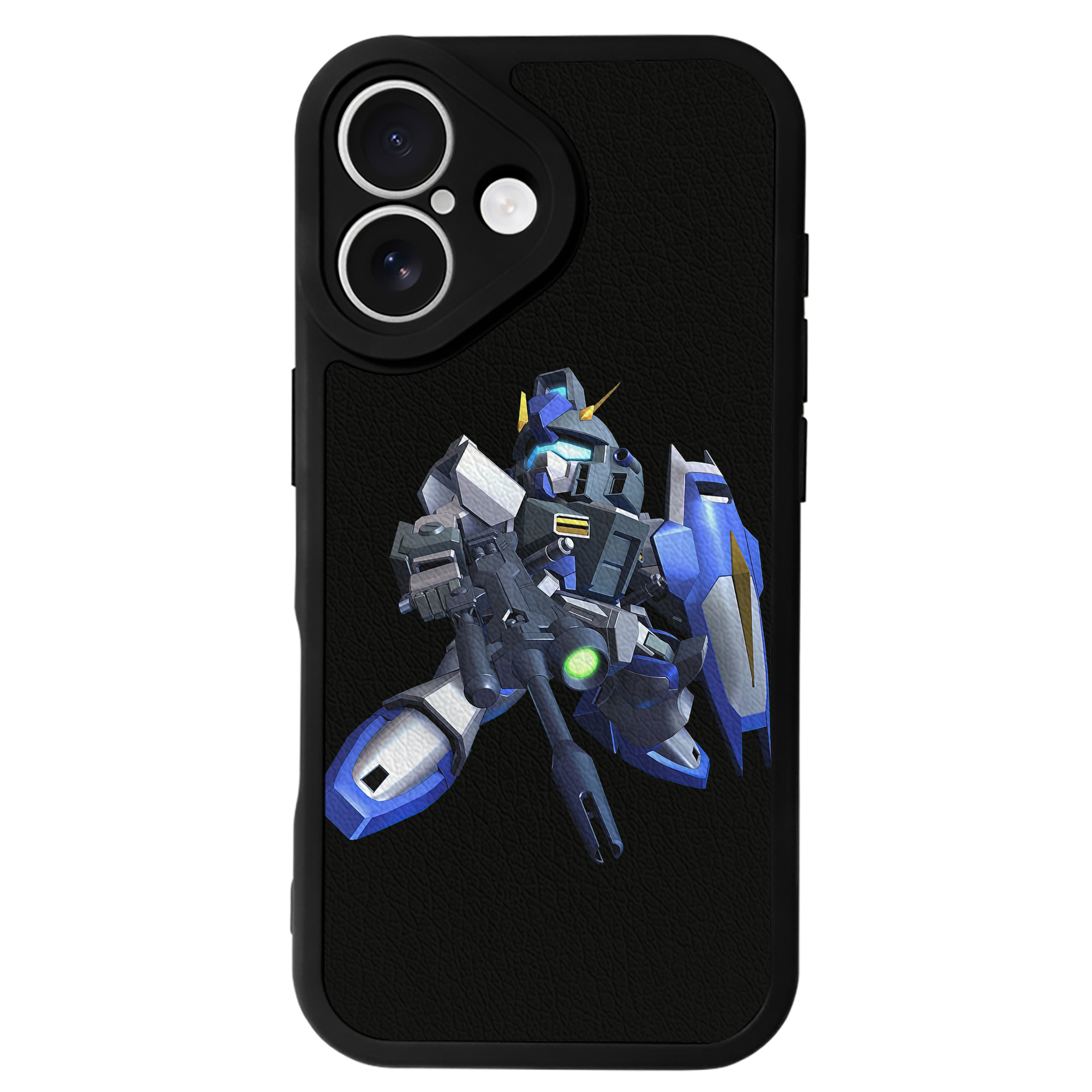 （画像用） 機動戦士ガンダム Mobile Suit Gundam 【iPhone 16シリーズ対応】シリコンスマホケース（レザー調） 材質：シリコン